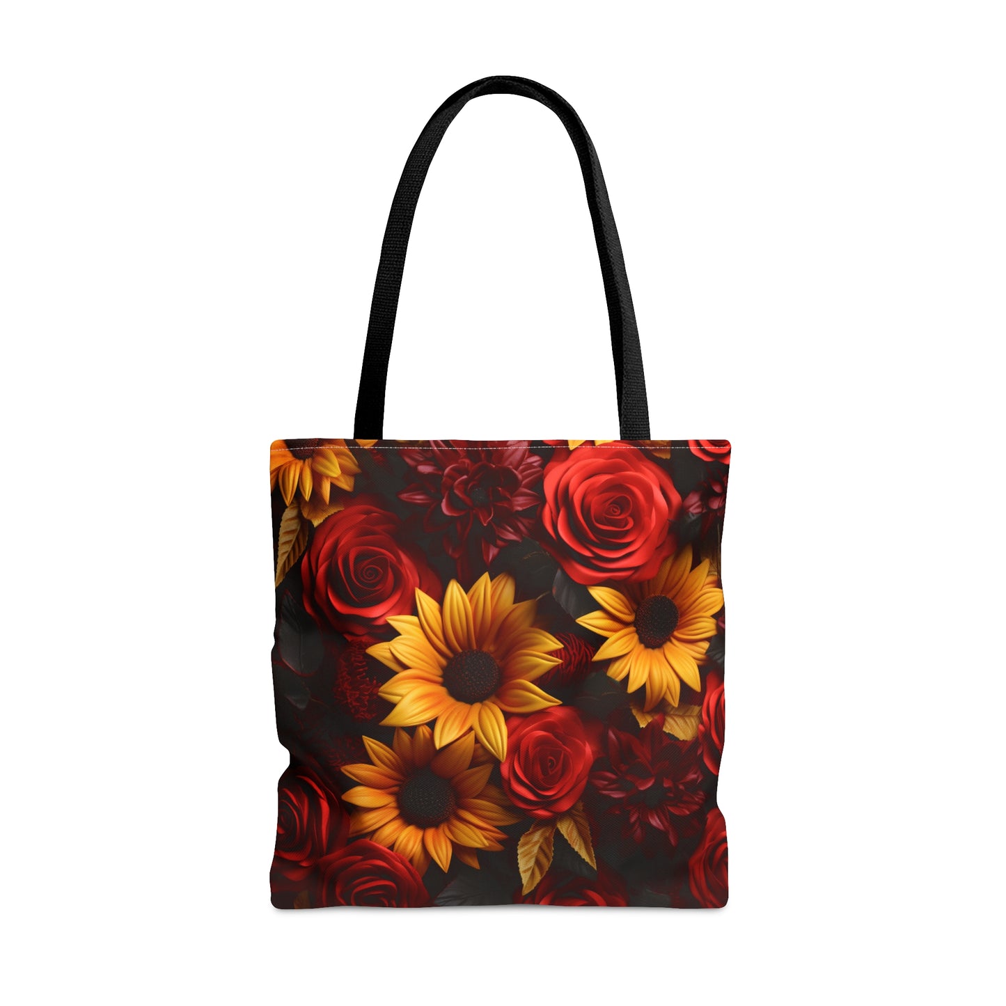 Sunflowers and Roses Tote Bag