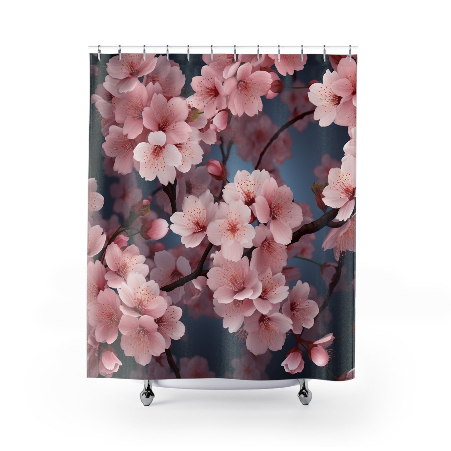 Japanese Cherry Blossom Shower Curtain