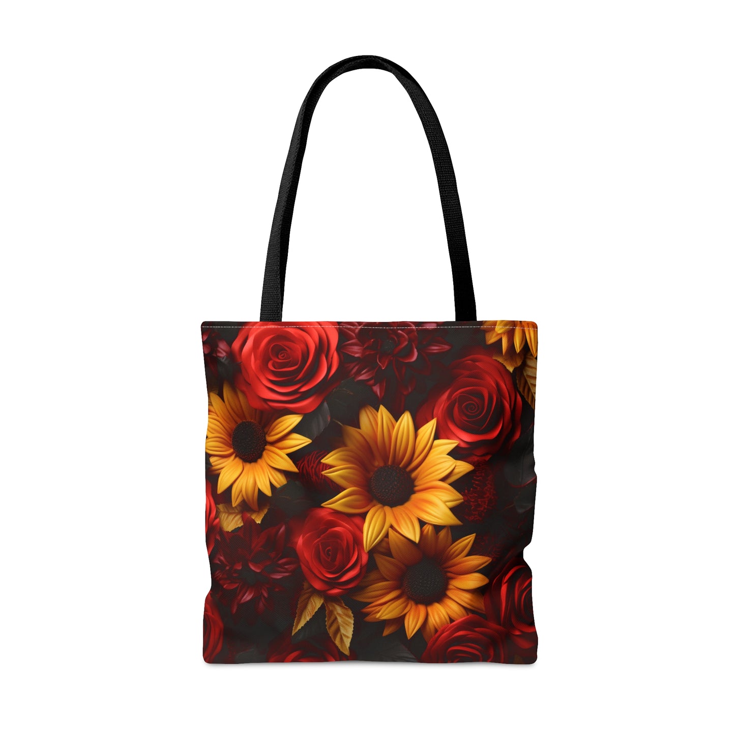 Sunflowers and Roses Tote Bag