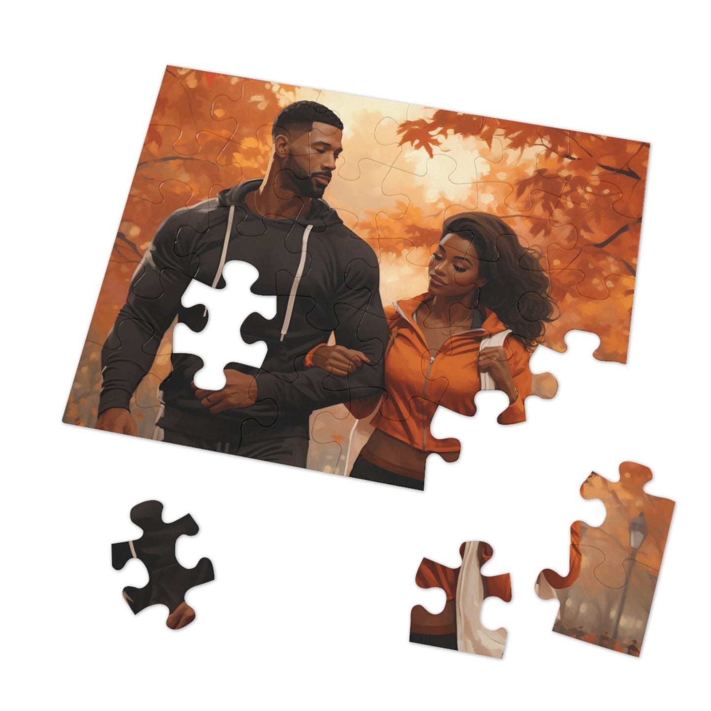 Autumn Stroll Jigsaw Puzzle (30-Pieces of Love)